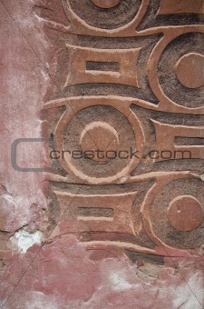 old historical house wall background