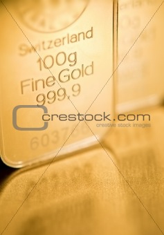 gold ingot  background