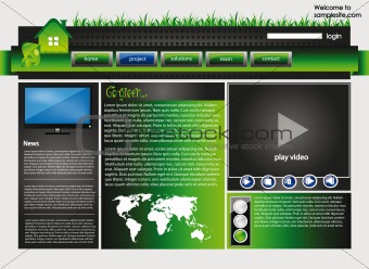 Web site design template 34