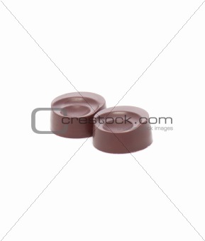 Two chocolate candies