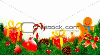 Christmas decorative background