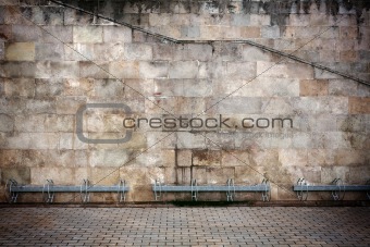 Aged wall background