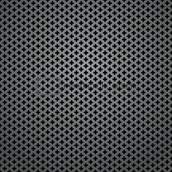 Abstract square background - cross-shaped holes