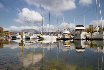 Marina at Granville Island Vancouver BC