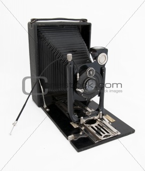 Authentic old photo camera
