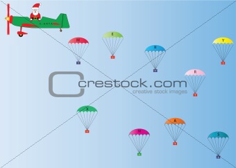 Santa Claus and Parachutes