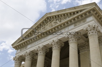 old courthouse of Nimes in France