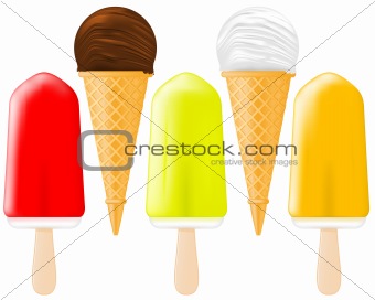 Ice Cream and Popsicle