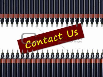 contact us with pens