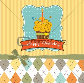 Happy Birthday cupcakeent card