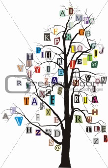 Alphabet tree