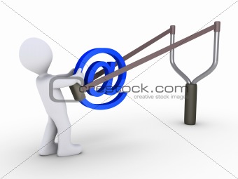 Sending e-mail using slingshot