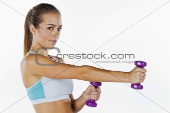 Brunette Fitness Model