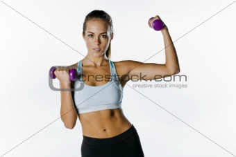 Brunette Fitness Model