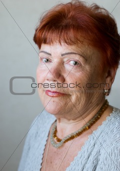 Seventy year old woman 