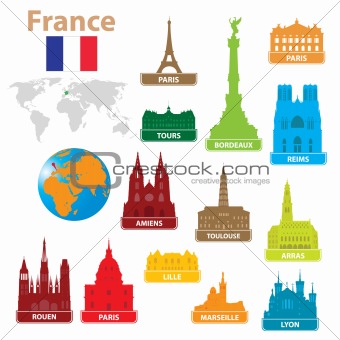 Symbols city to France