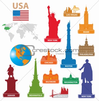 Symbols city USA