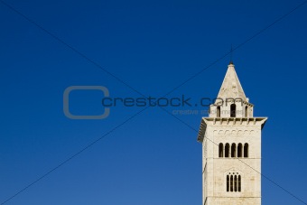 bell tower with blue sky