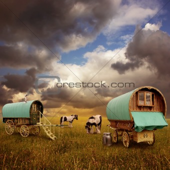 Gypsy Wagons, Caravans