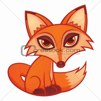 Cartoon Red Fox