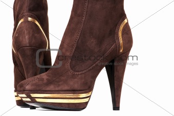 fashionable female boots