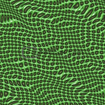 Green patterned canvas