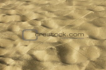 Wavy yellow sand