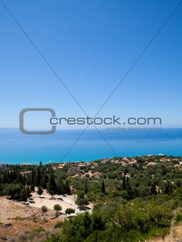Beautiful scene in Kefalonia, Greece