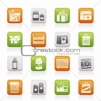 different kind of package icons