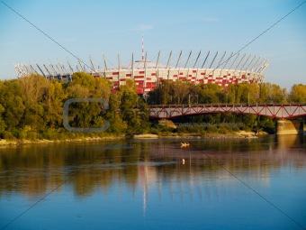 stadium of Warsaw, Poland