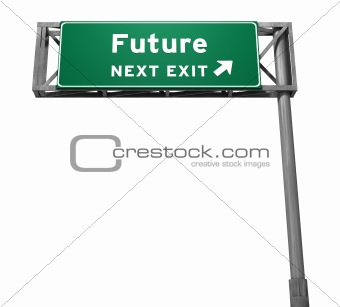 Future - Freeway Exit Sign