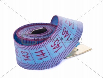 blue measuring tape