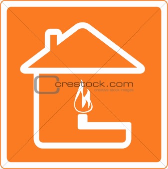sign of fire and gas in house