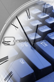 Clock and Keyboard