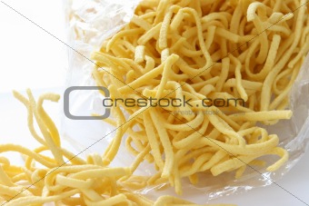 Traditional Austrian spetzle noodles