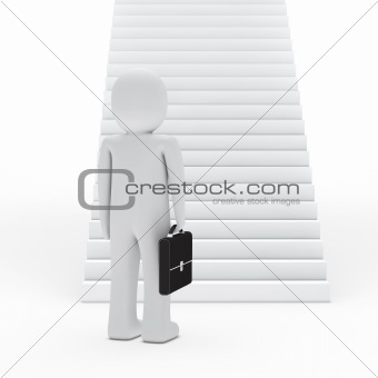 businessman for stairs