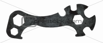 Old bicycle spanner