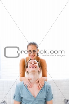 Portrait of a happy young couple
