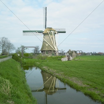 windmill near Nederhorst den Berg, Netherlands