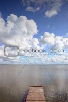 sea bay summer landscape