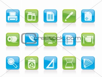 Commercial print icons