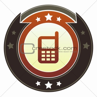 Cell phone or mobile contact icon