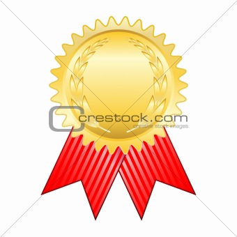 Gold award ribbon