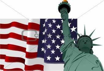 4th July â Independence day of United States of America. Poste
