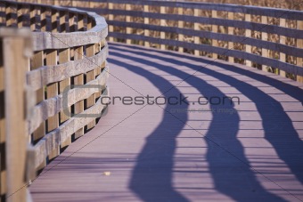 Walking deck in Antigo
