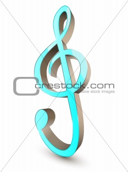 Treble clef symbol