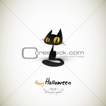 Halloween Cat | Separate Layers Named Accordingly
