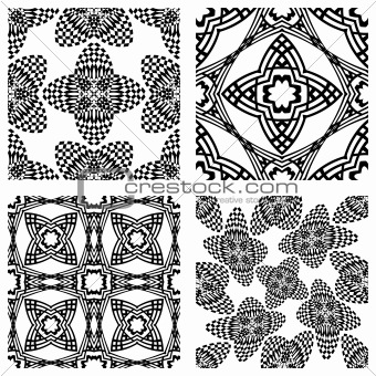 op art monochromatic patterns 2