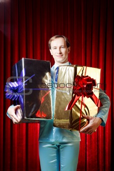 Man with the gifts