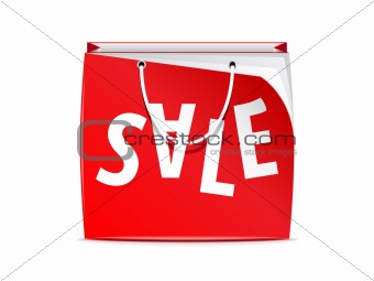Vector shopping bag